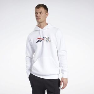 #14❤️ Brand new Reebok Tom and Jerry white hoodie